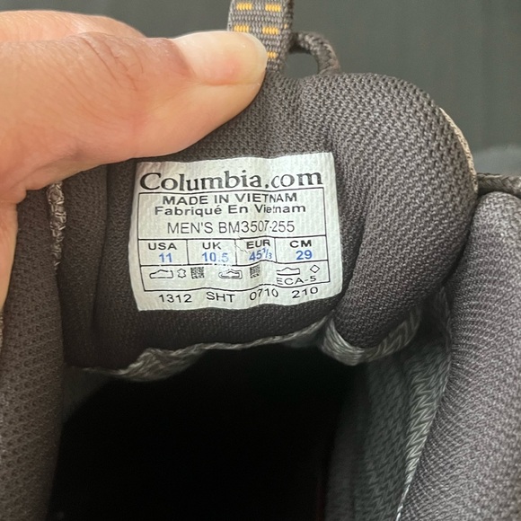 Columbia Men’s Firelane mid Omni Tech Hiking Boots SZ 11 - Picture 8 of 9